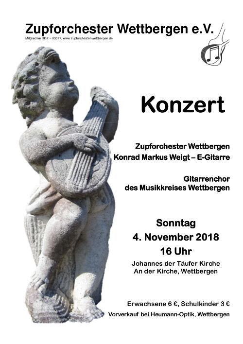 Konzertplakat 04 November 2018